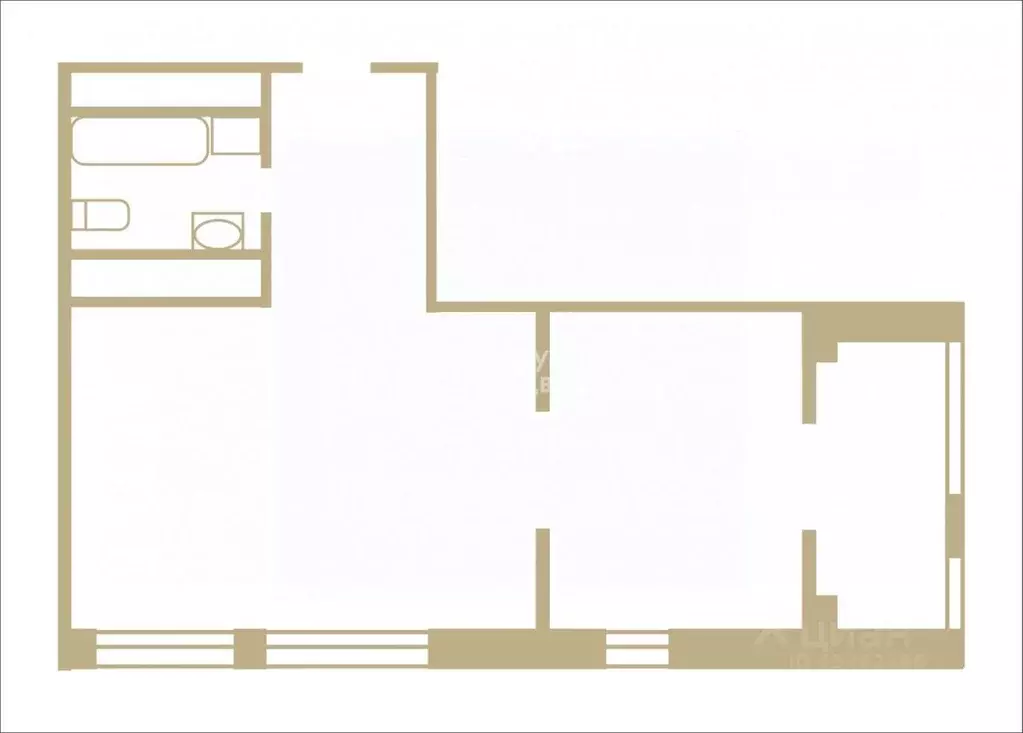 2-к кв. Москва Береговой проезд, 5к2 (68.0 м) - Фото 2