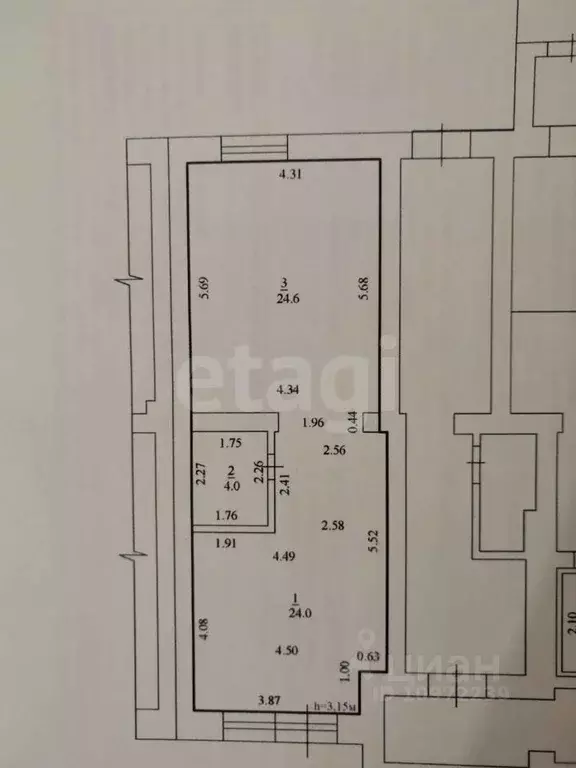 Помещение свободного назначения в Башкортостан, Стерлитамак просп. ... - Фото 1