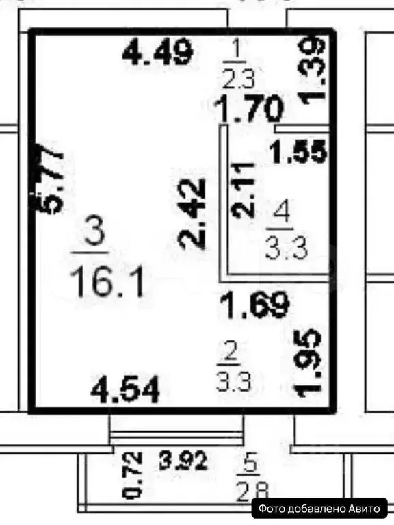 Студия Башкортостан, Стерлитамак ул. Тукаева, 14А (25.0 м) - Фото 2