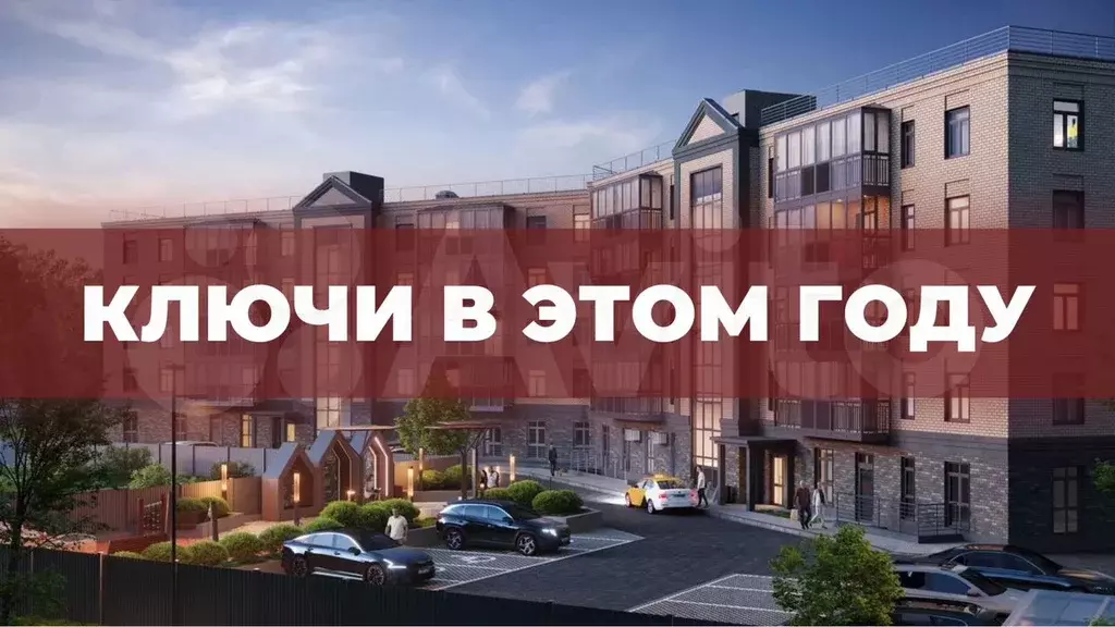 1-к. квартира, 39,4 м, 3/6 эт. - Фото 0