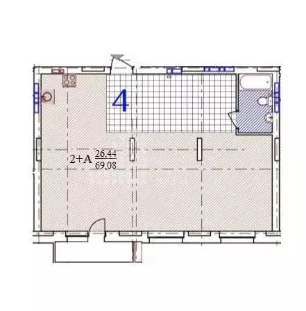 2-к кв. Ханты-Мансийский АО, Ханты-Мансийск ул. Гагарина, 120 (71.85 ... - Фото 1