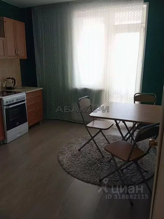 1-к кв. Красноярский край, Красноярск Взлетка мкр, ул. Батурина, 40 ... - Фото 1