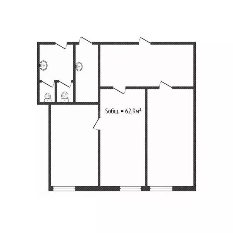 Офис в Новосибирская область, Новосибирск ул. Орджоникидзе, 40 (63 м) - Фото 2