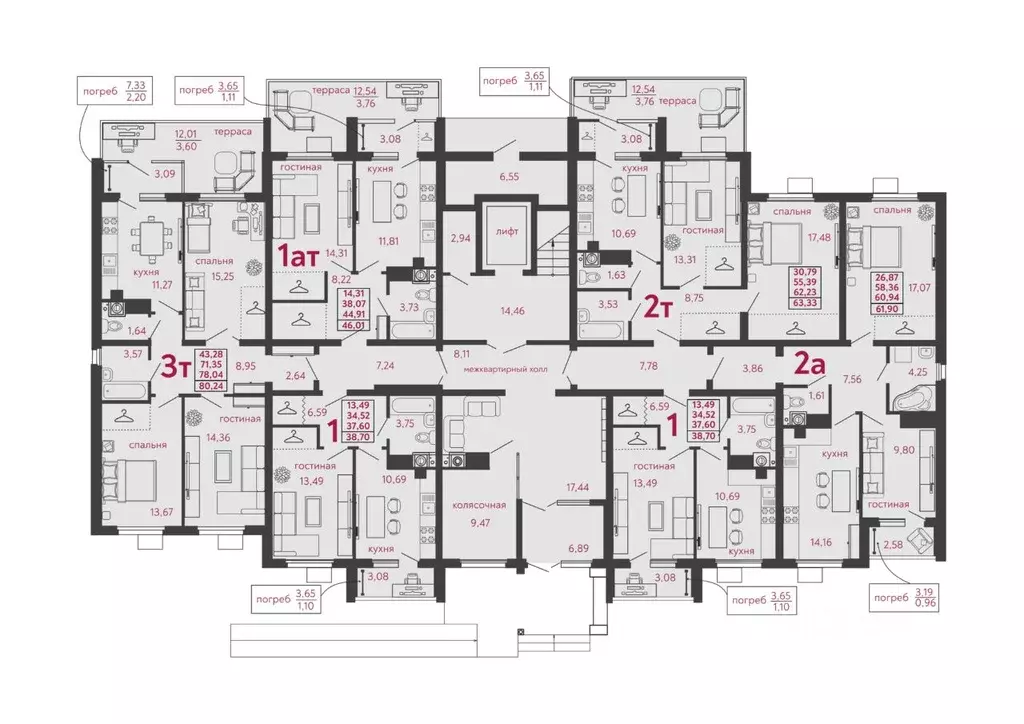 2-к кв. Пензенская область, Пенза ул. Высокая, 20 (61.9 м) - Фото 2