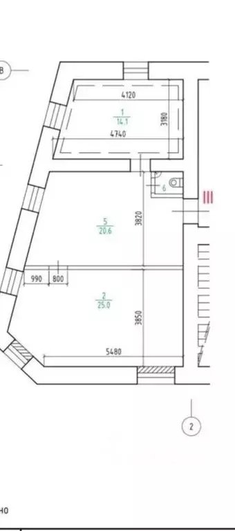 Помещение свободного назначения в Москва Вадковский пер., 24/35С1 (60 ... - Фото 1