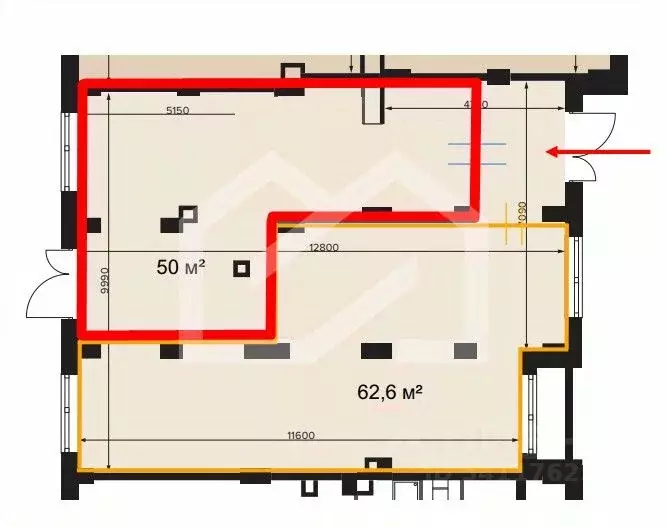 Торговая площадь в Московская область, Люберцы ул. Рождественская, 10 ... - Фото 2