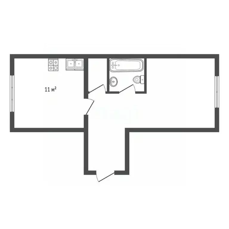 1-к кв. Санкт-Петербург, Санкт-Петербург, Колпино ш. Вознесенское, ... - Фото 2