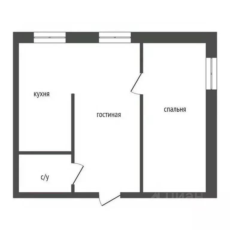 2-к кв. Красноярский край, Красноярск Ключевская ул., 87 (44.0 м) - Фото 2