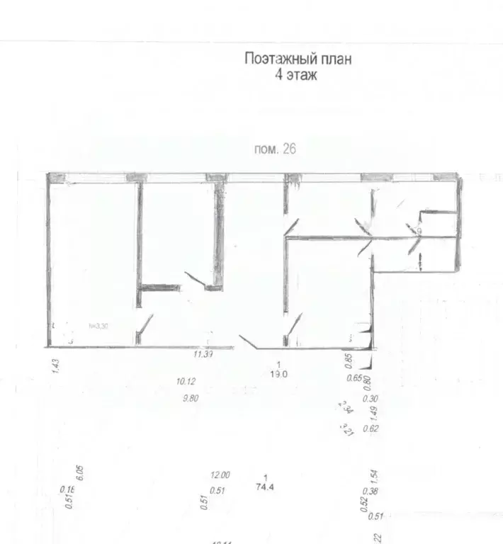 Офис в Краснодарский край, Новороссийск Кутузовская ул., 10 (102 м) - Фото 2