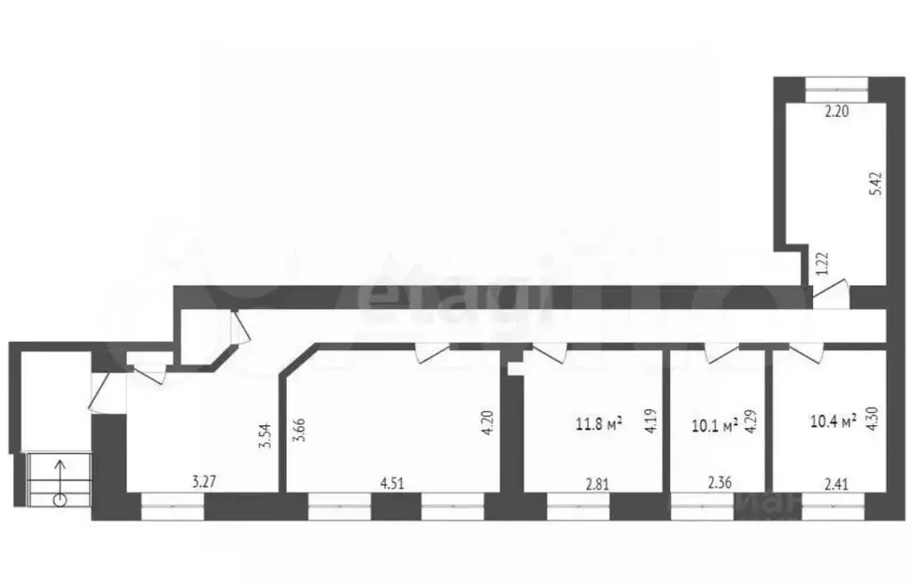 Офис в Тюменская область, Тюмень Одесская ул., 55 (95 м) - Фото 1