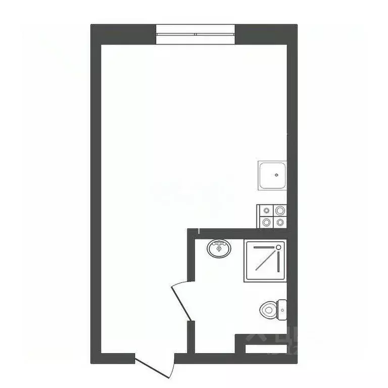 Студия Москва ш. Рязановское, 31к2 (23.24 м) - Фото 2