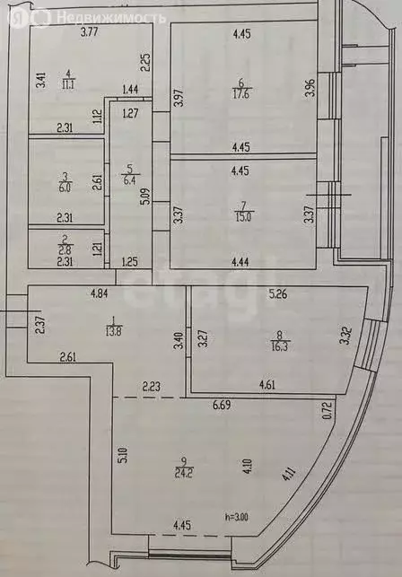3-комнатная квартира: Барнаул, Змеиногорский тракт, 104М/2 (113.5 м) - Фото 1