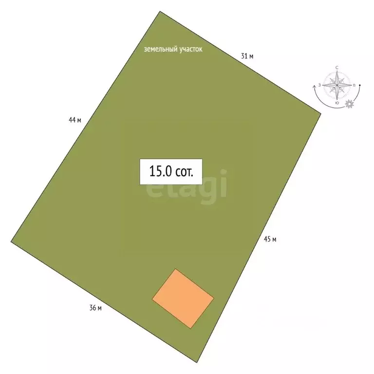 Участок в Алтай, Чемальский район, с. Анос  (15.0 сот.) - Фото 2