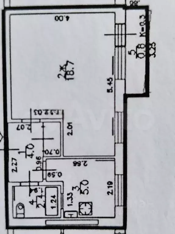1-к кв. Калининградская область, Калининград Бассейная ул. (30.8 м) - Фото 1
