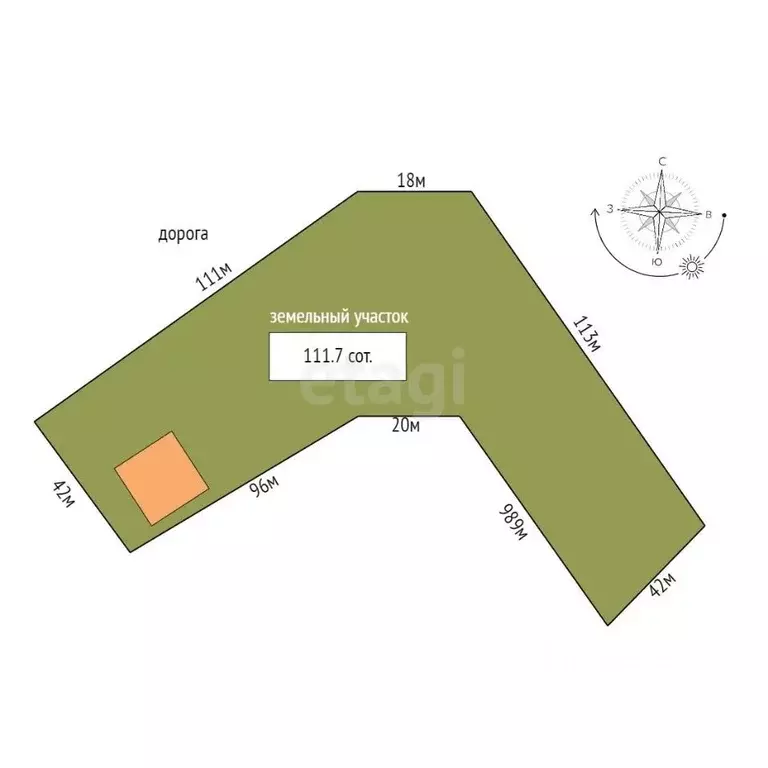 Дом в Хабаровский край, Хабаровский район, с. Петропавловка  (117 м) - Фото 2