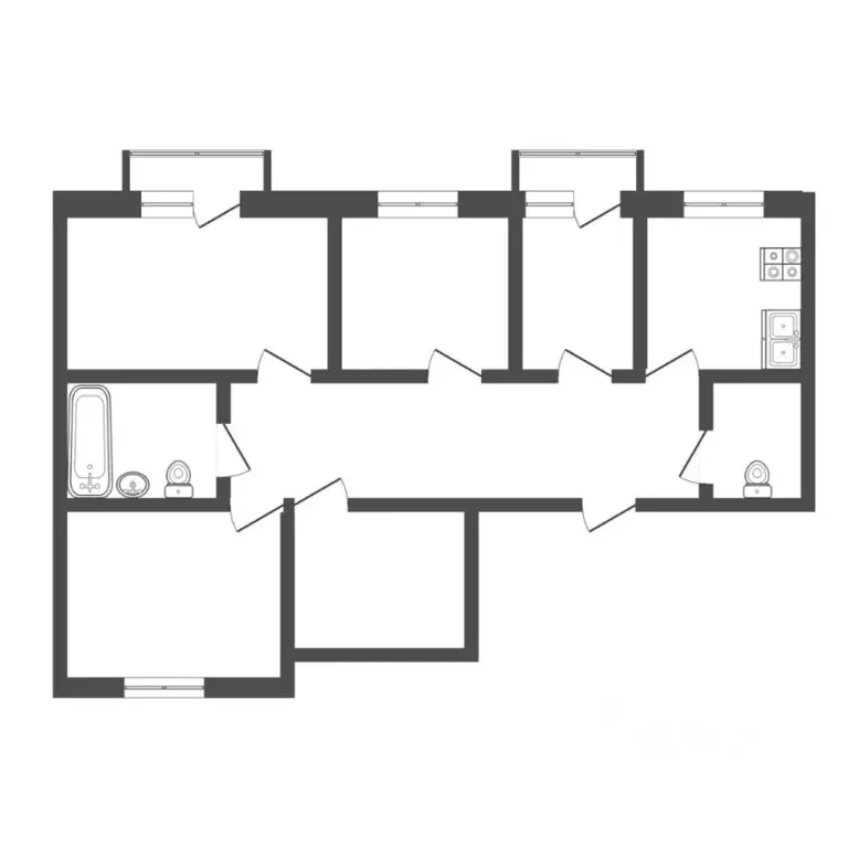 4-к кв. Тюменская область, Тюмень ул. Прокопия Артамонова, 4 (89.9 м) - Фото 2