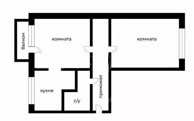 2-к кв. Алтайский край, Барнаул ул. Мерзликина, 6А (55.0 м) - Фото 2