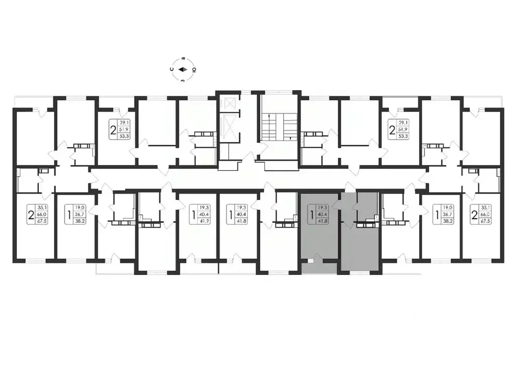 1-к кв. Воронежская область, Воронеж ул. Загоровского, 5/3 (41.8 м) - Фото 1