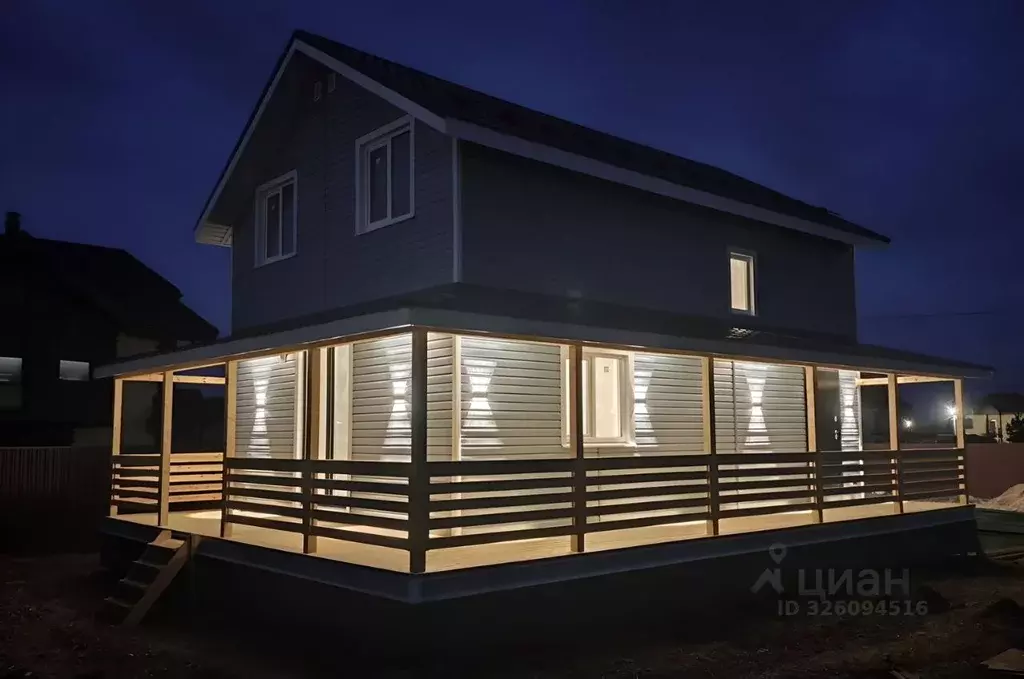 Дом в Ленинградская область, Ломоносовский район, Виллозское городское ... - Фото 2