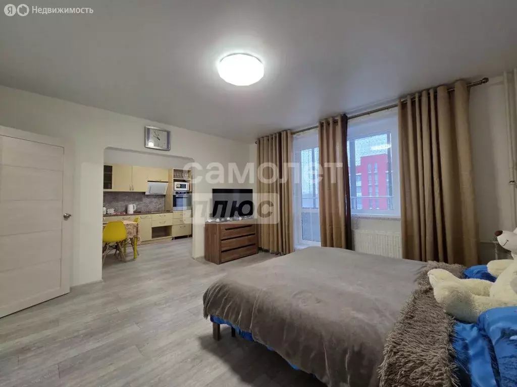 1-комнатная квартира: посёлок Западный, микрорайон Вишнёвая Горка, ... - Фото 2