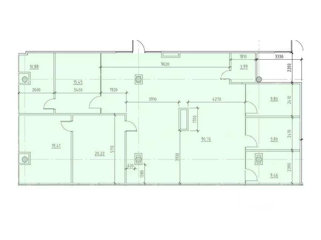 Офис в Москва Каширское ш., 3К2С4 (198 м) - Фото 1