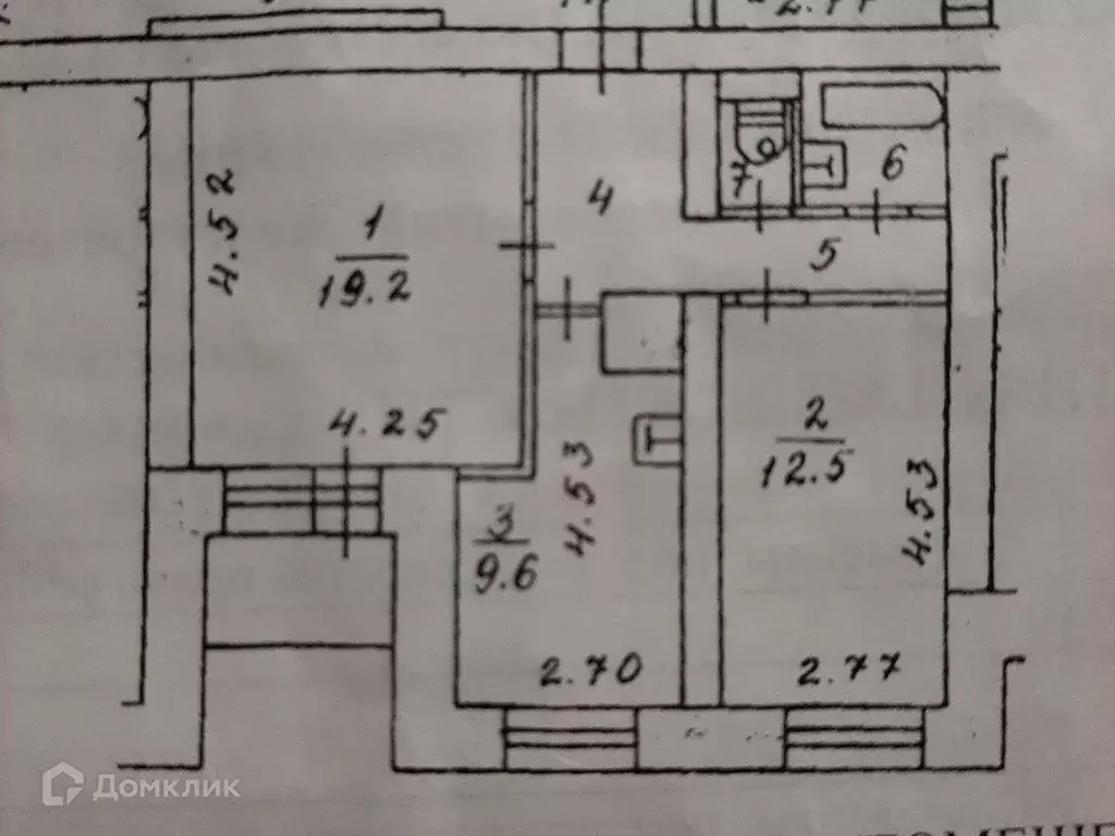 Продаётся 2-к квартира, 52.2 м - Фото 1