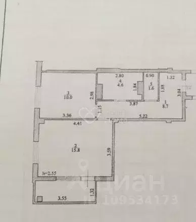 1-к кв. Волгоградская область, Светлый Яр рп пер. Колхозный, 22 (40.7 ... - Фото 1