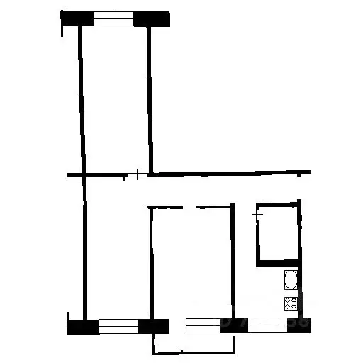 3-к кв. Башкортостан, Уфа ул. Кирова (57.0 м) - Фото 2