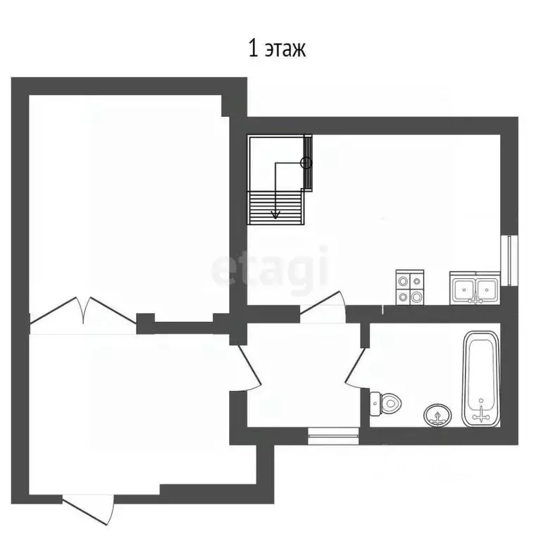 Дом в Крым, Феодосия пер. 1-й Щебетовский (98 м) - Фото 2