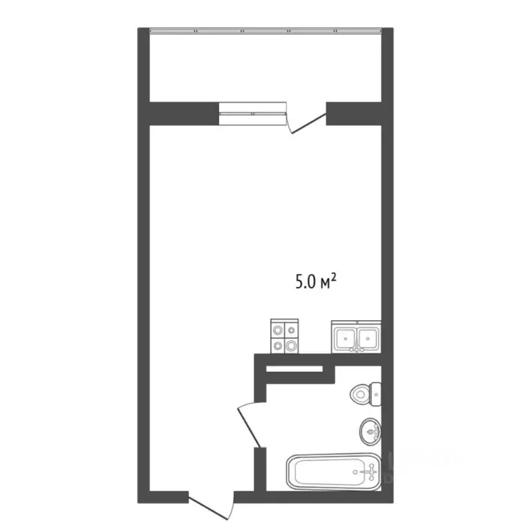 Студия Тюменская область, Тюмень Интернациональная ул., 199к4 (15.9 м) - Фото 2