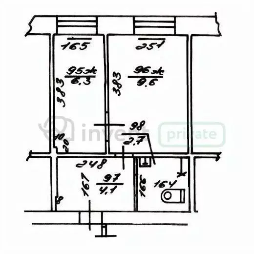 2-к кв. Калининградская область, Калининград ул. Горького, 12 (22.7 м) - Фото 2