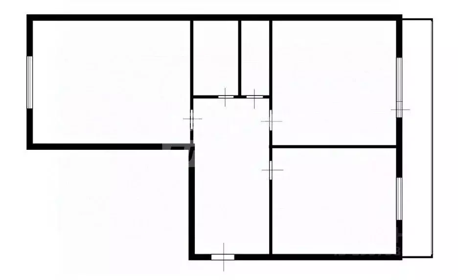 3-к кв. Томская область, Томск пер. Мичурина, 13 (74.0 м) - Фото 1