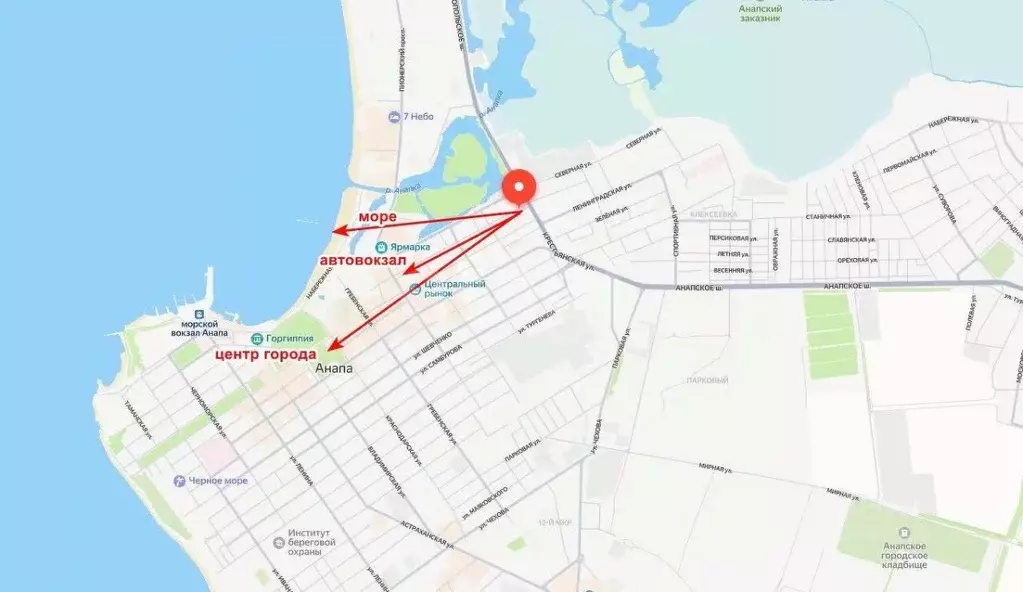 Участок в Краснодарский край, Анапа ул. Кати Соловьяновой, 126 (5.0 ... - Фото 2