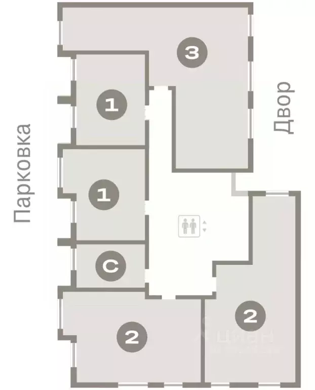 1-к кв. Свердловская область, Екатеринбург Академический мкр, 19-й ... - Фото 2