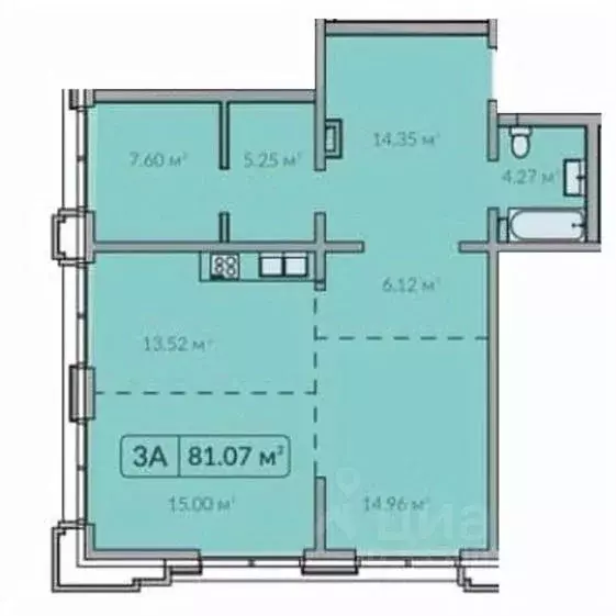 3-к кв. Иркутская область, Иркутск Байкальская ул., 89 (96.89 м) - Фото 0