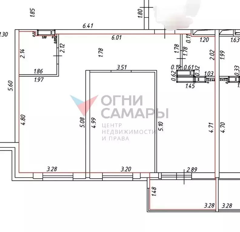 2-комнатная квартира: Самара, улица Дыбенко, 5 (68 м) - Фото 2