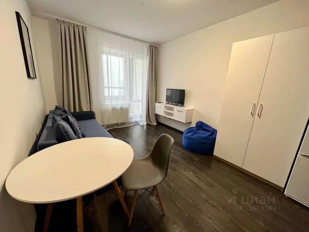 Студия Санкт-Петербург ул. Генерала Кравченко, 3к1 (24.0 м) - Фото 1