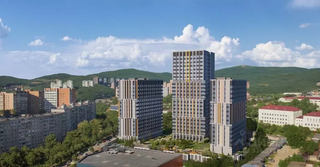 2-к кв. Приморский край, Владивосток ул. Тухачевского, 33к2 (44.0 м) - Фото 2