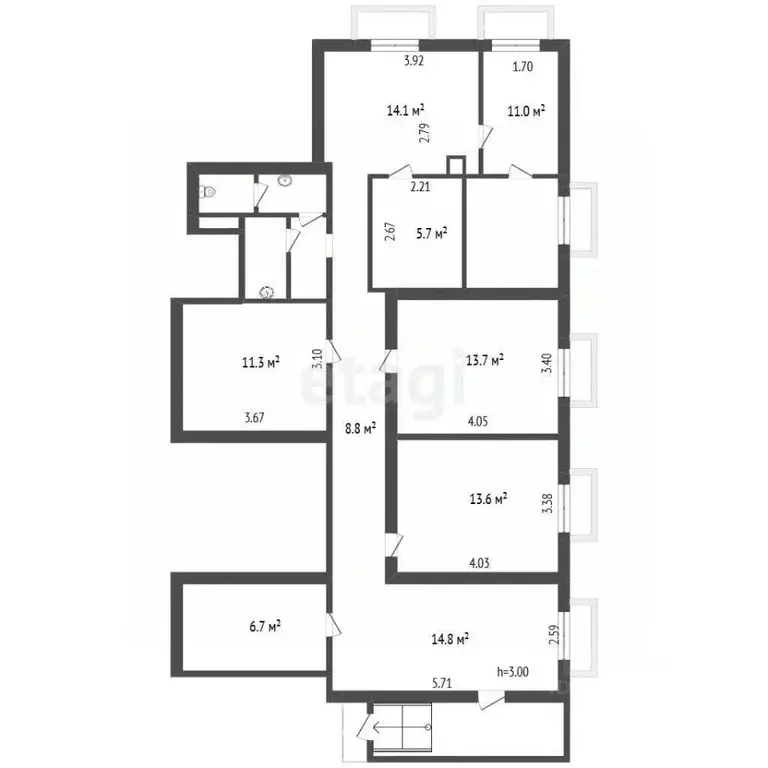 Помещение свободного назначения в Москва Рижский проезд, 13 (106 м) - Фото 1