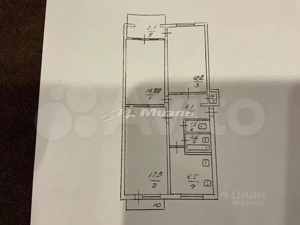3-к кв. Крым, Симферополь ул. Воровского, 65 (65.1 м) - Фото 2