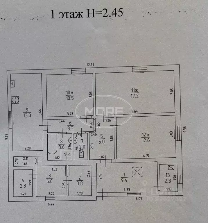Дом в Калининградская область, Гурьевский муниципальный округ, пос. ... - Фото 2