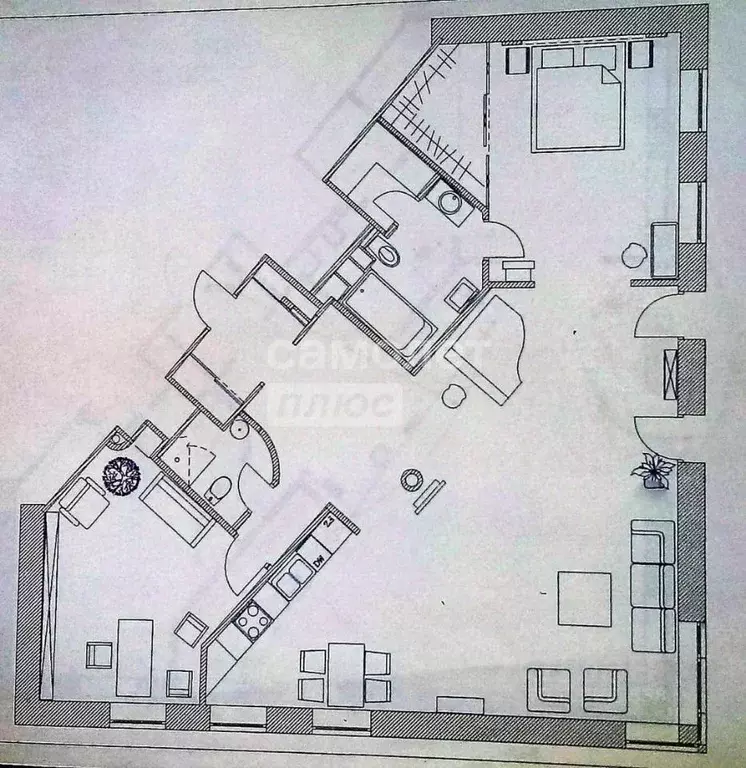 3-к кв. Москва 4-я Тверская-Ямская ул., 22 (122.5 м) - Фото 1