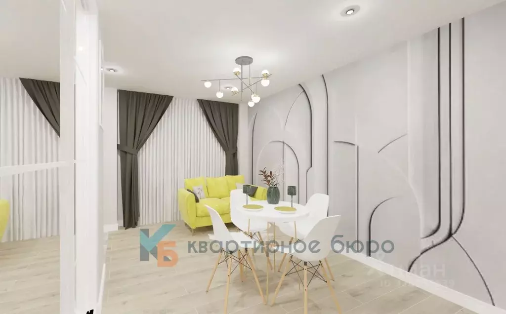 3-к кв. Омская область, Омск Сибирский просп., 8/3 (59.0 м) - Фото 1