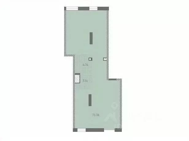 Помещение свободного назначения в Санкт-Петербург Морская миля жилой ... - Фото 1