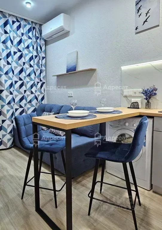 Студия Волгоградская область, Волгоград ул. Канунникова, 11 (15.0 м) - Фото 1