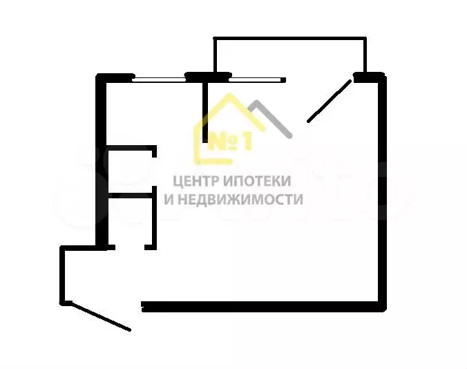 1-к. квартира, 29 м, 3/5 эт. - Фото 0