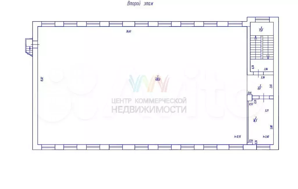 Спортзал 520 м2, потолок 12 м - Фото 1
