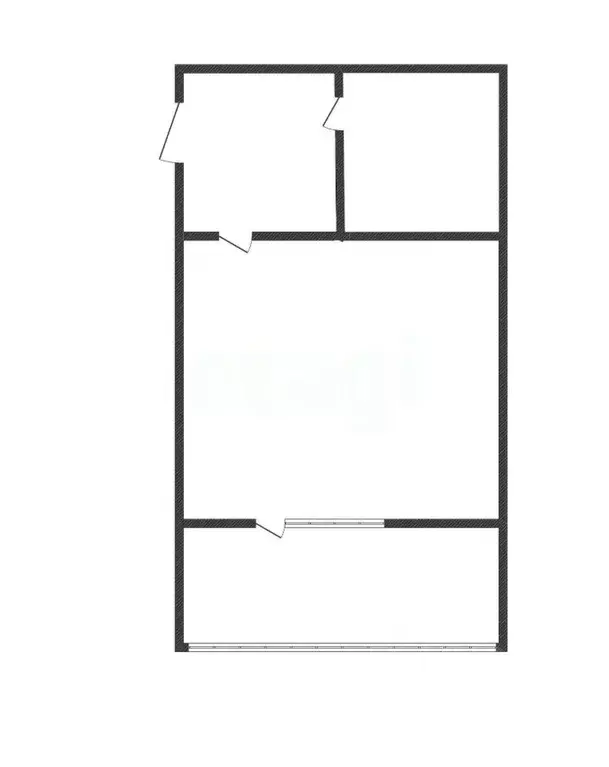 Студия Курская область, Курск ул. Энгельса, 158к1 (28.9 м) - Фото 2