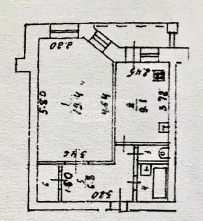 1-к кв. кировская область, киров ул. казанская, 18 (42.2 м) - Фото 1