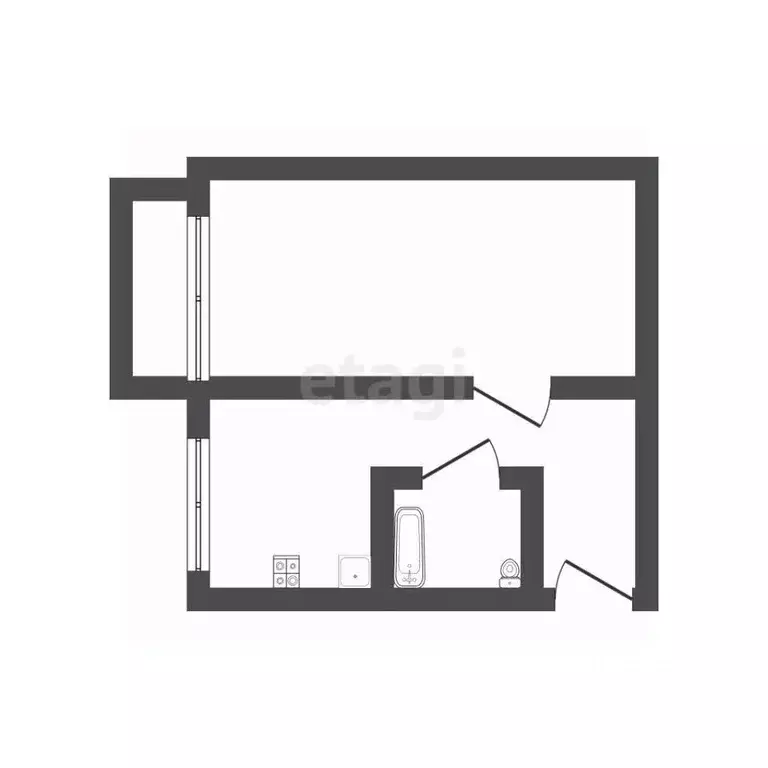 1-к кв. Владимирская область, Ковров ул. Зои Космодемьянской, 1/5 ... - Фото 1